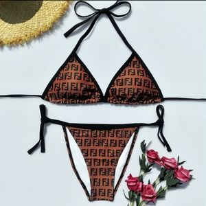 Brown fendi 2-piece